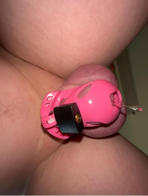 First day in chastity 😭