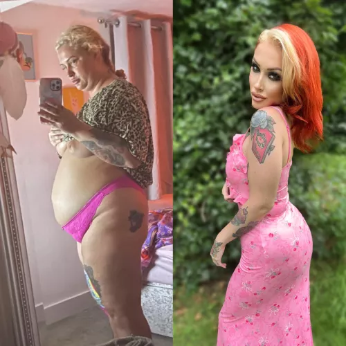 I promise you I have E cup titties now this picture doesnt do them justice, but wow what a difference