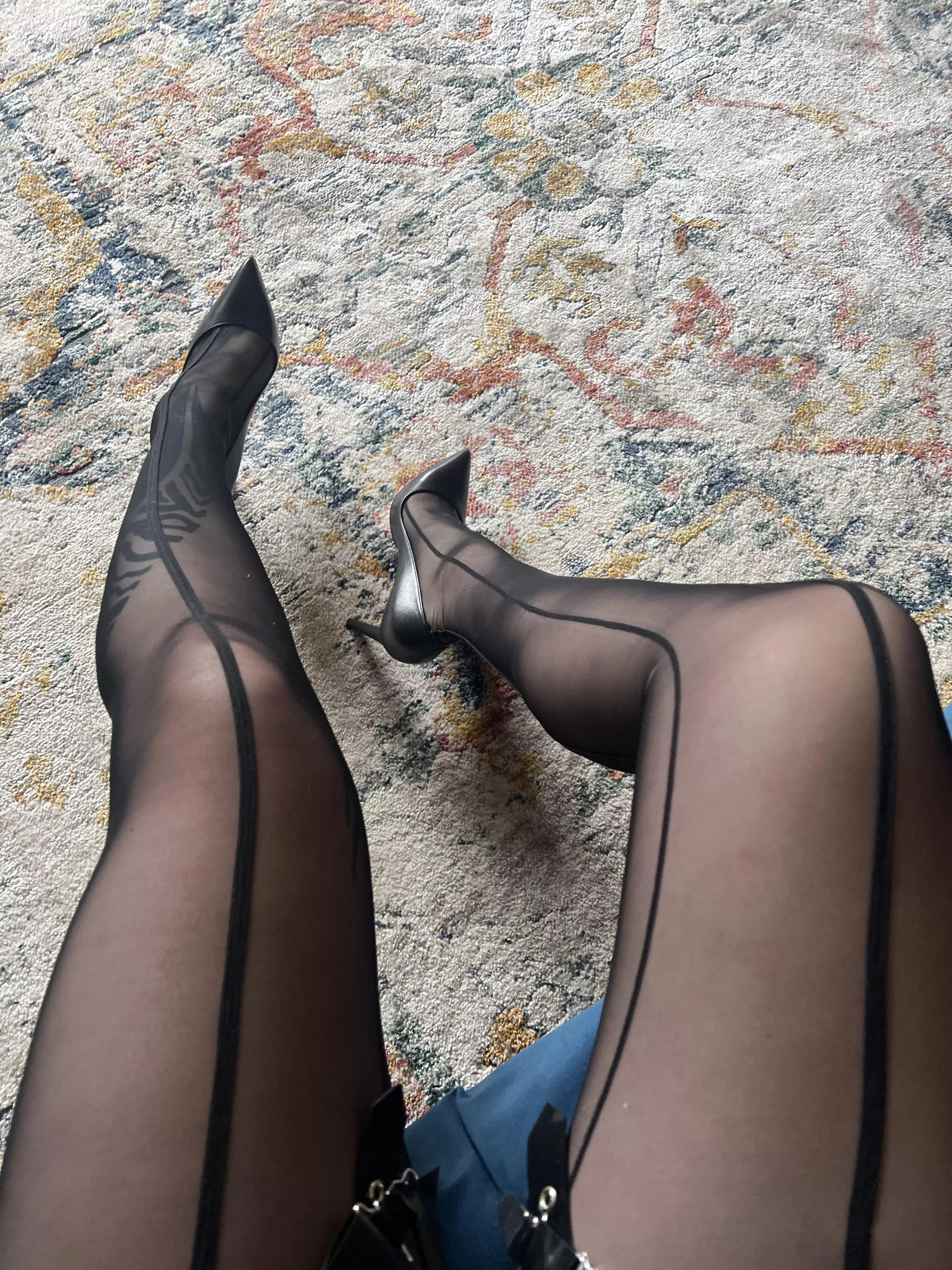 My Louboutins look just as good from my point of view too 