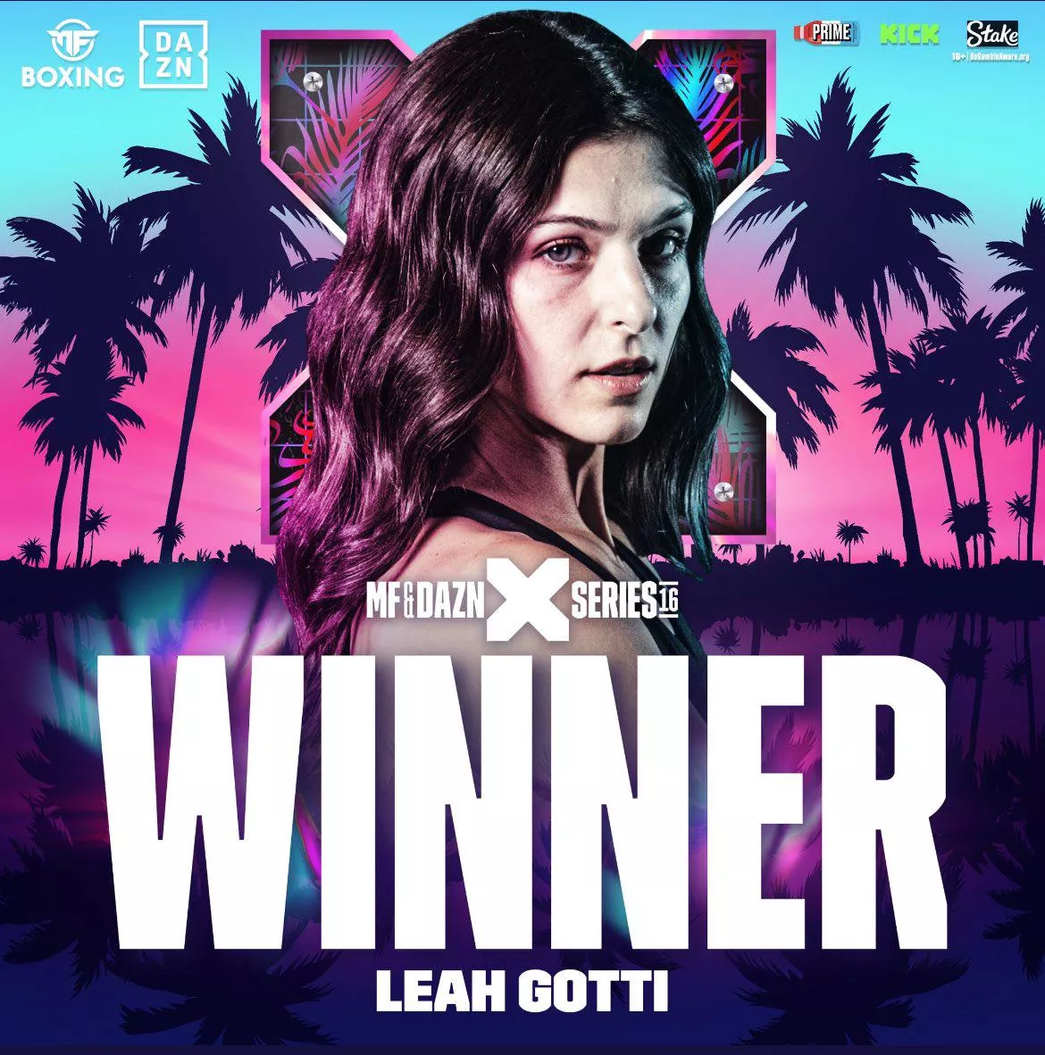 Our dear leah won the fight🇺🇸🥊👏👏