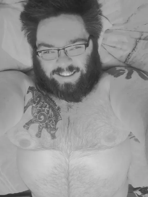 Post shower relaxing in front of a fan 😅