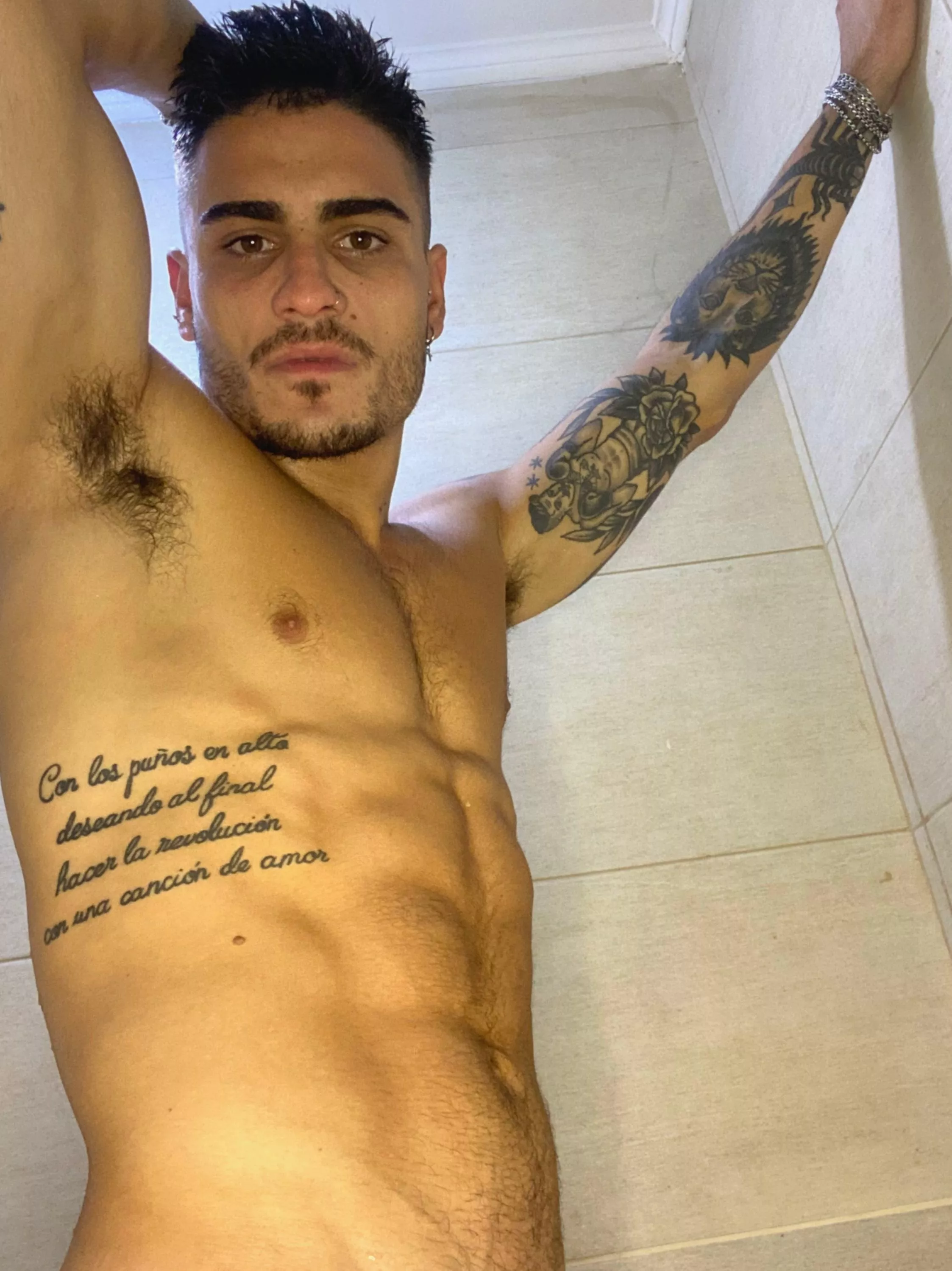 Want to see the hottest thing that's been in this shower?