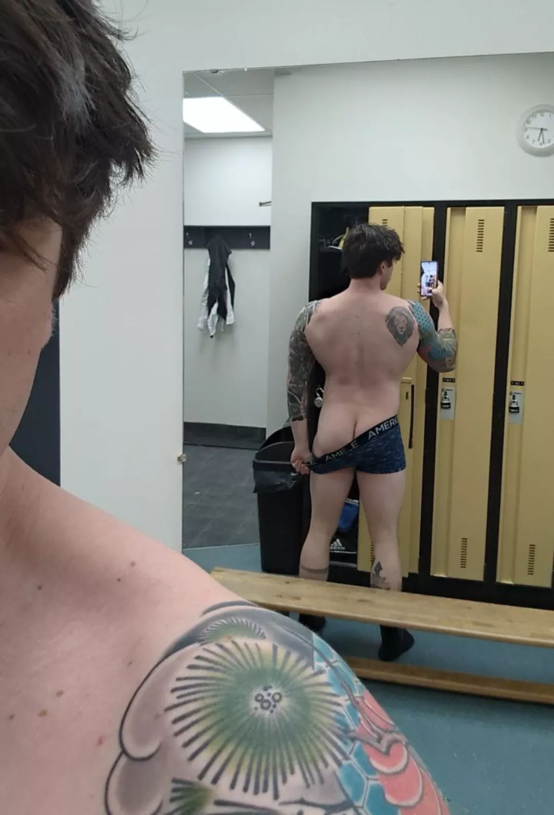 You just gunna stand there or help me get these off?