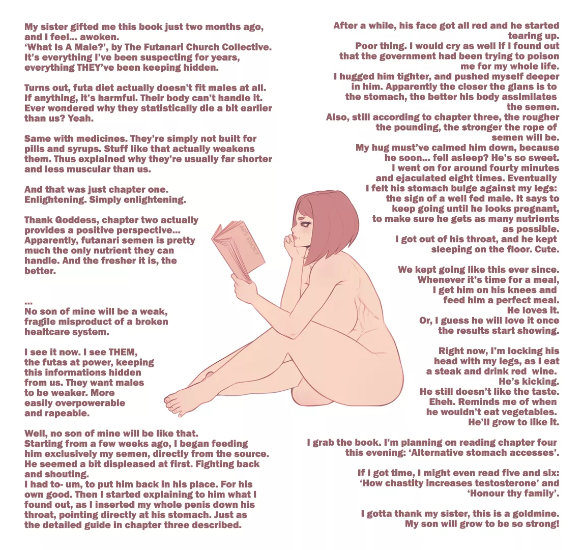 Your conspiracy theorist mother [Cum feeding] [Loving?] [Noncon] [Incest] [Mother and son] [Accidental asphyxiation]