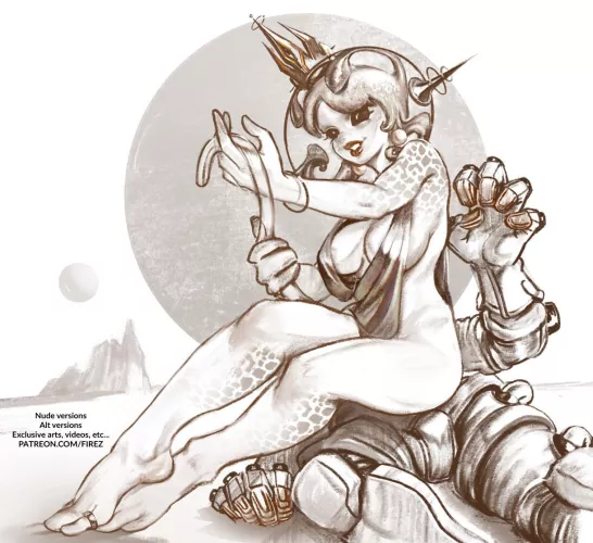 Alien Queen by me. Alt and More in the replies