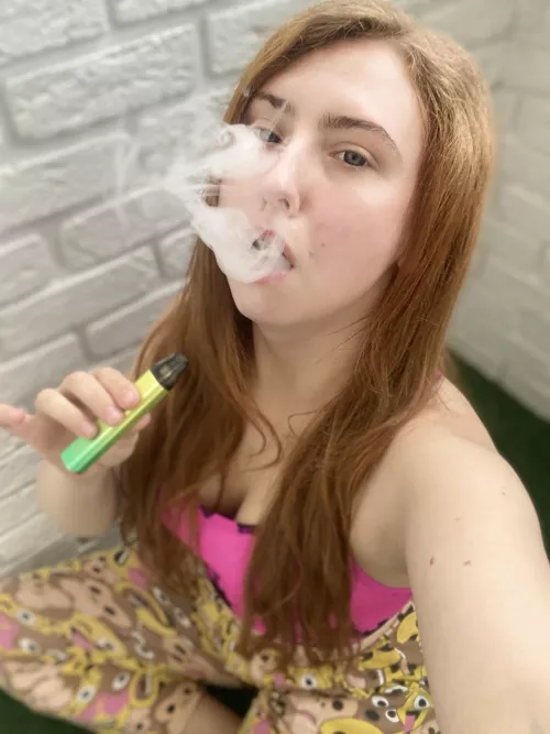 Even though the vape doesn't stink, the habit of smoking on the balcony remains