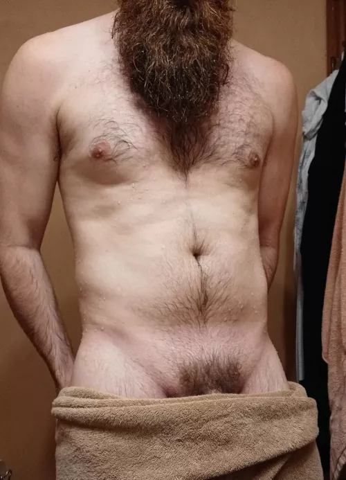 Fresh out the shower and feeling myself 