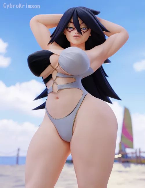 Hang out at the beach with Midnight. (CybroKrimson)