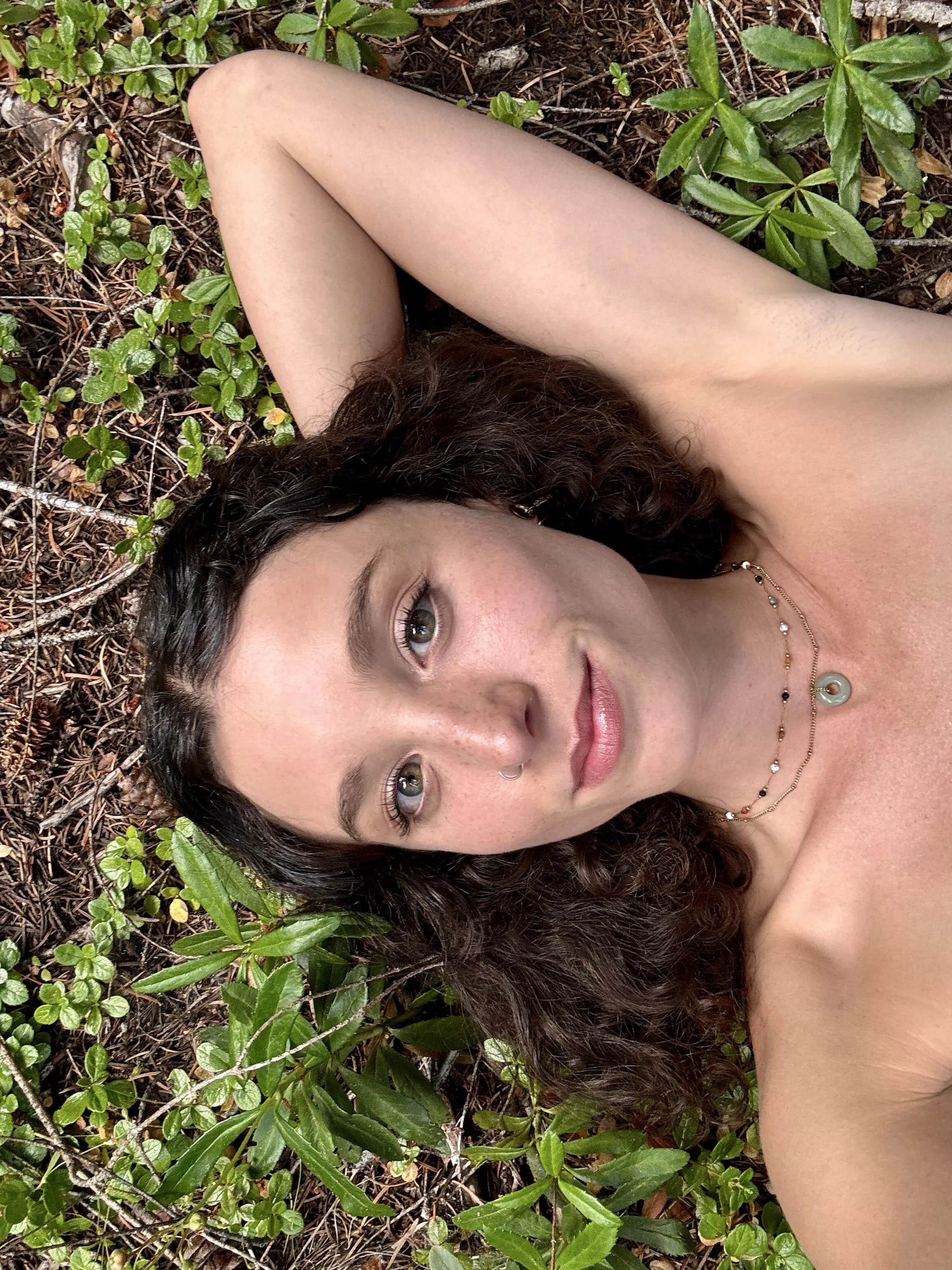 I love being in the woods by myself 