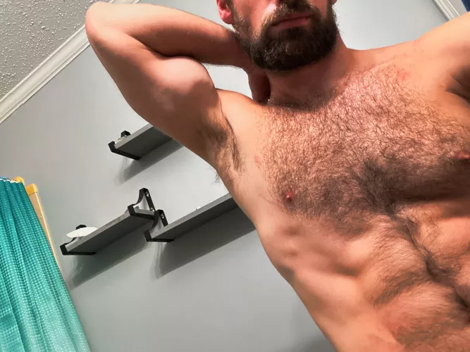 I was going to shave but, I bet you want a sniff first