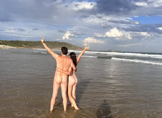 Just before the storm came rolling in.. 