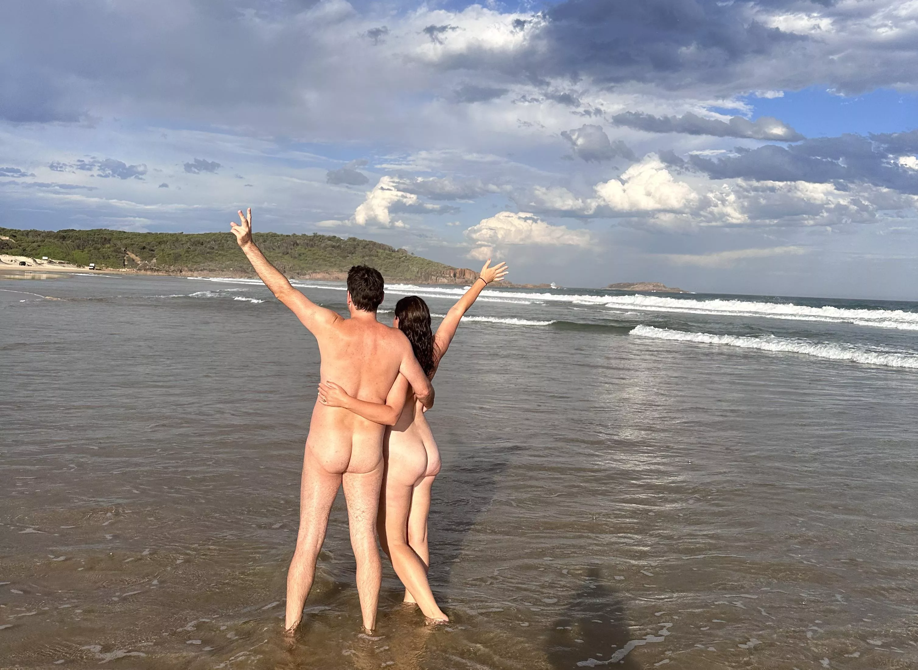 Just before the storm came rolling in.. 