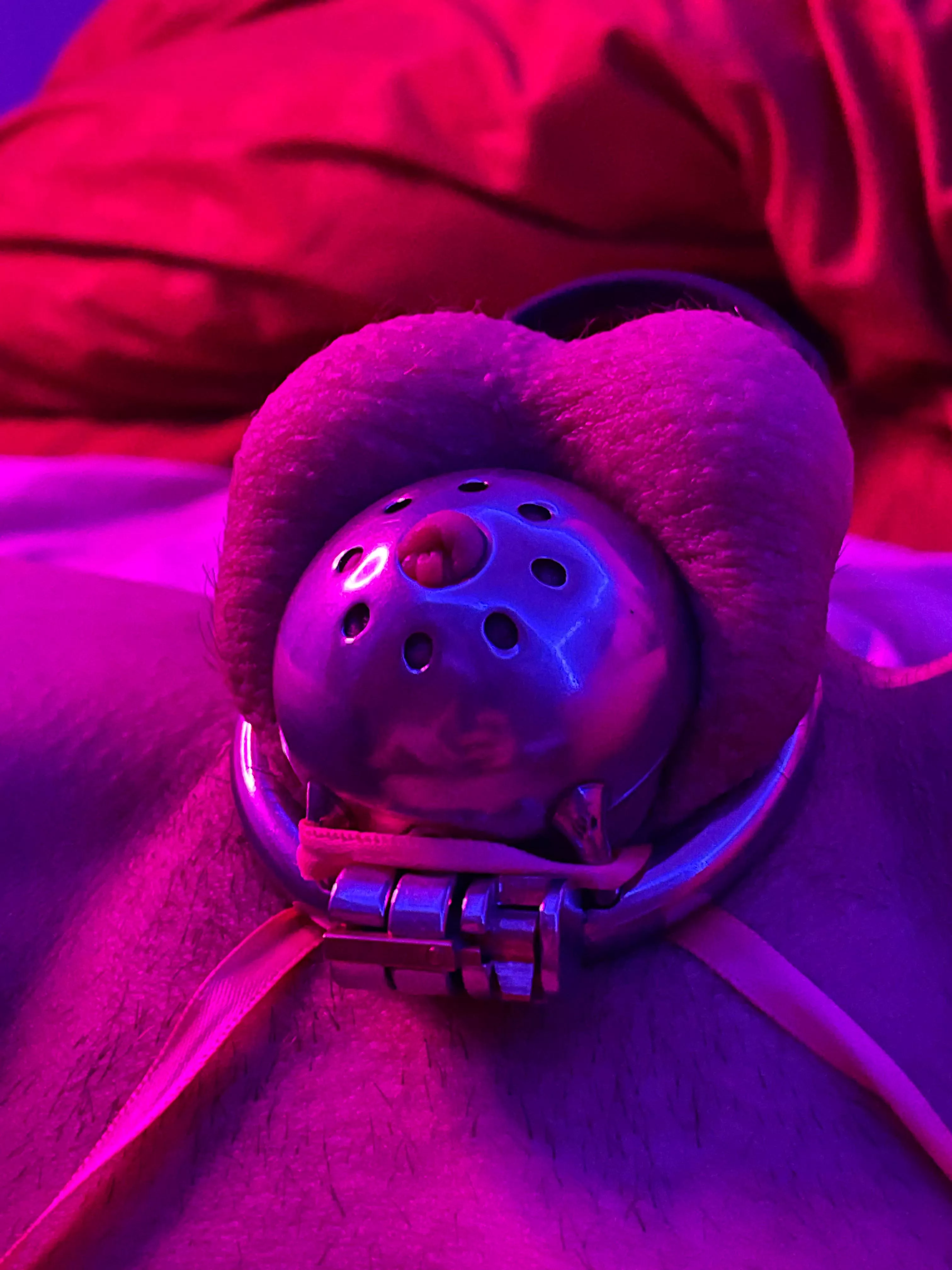 Locked while she gets bigger d.