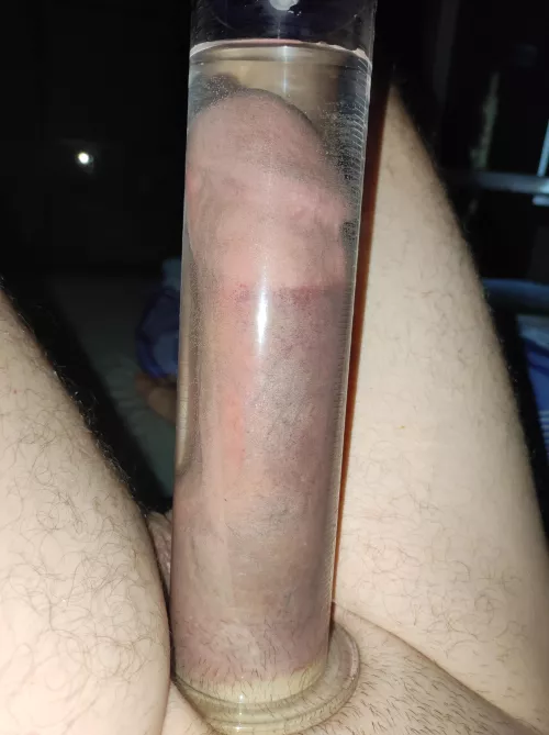 Morning Pump with water. Germany NRW Wesel 