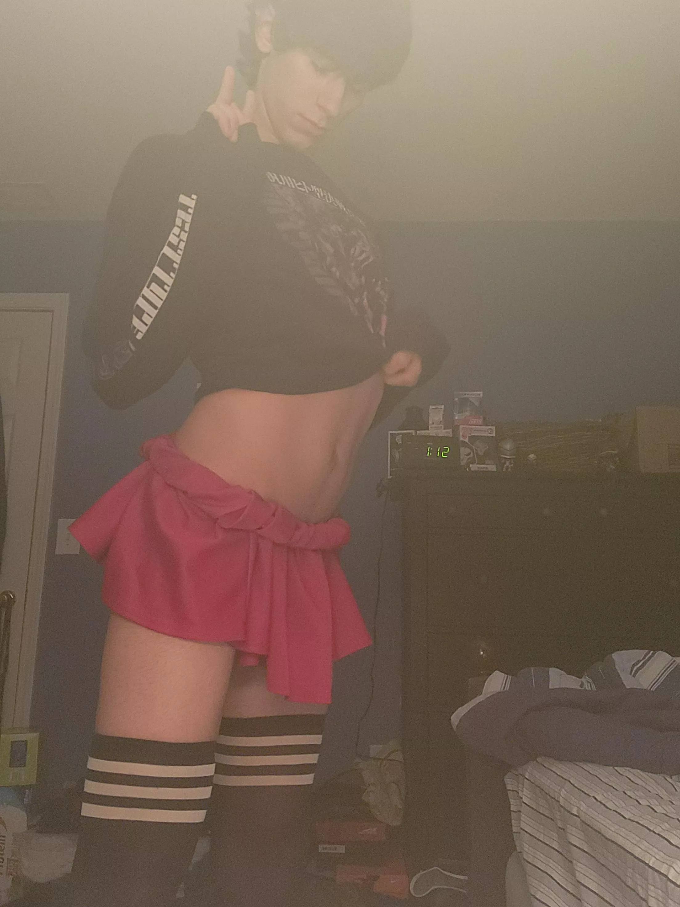 My First Time Wearing a Skirt! :3