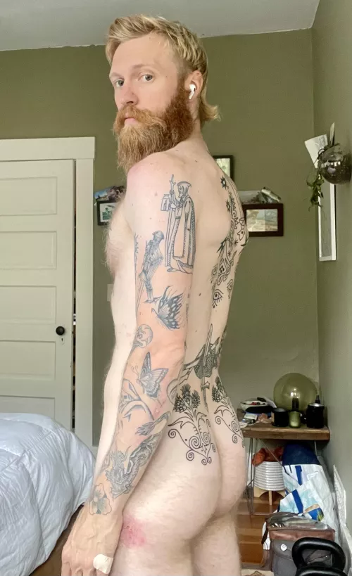 Never mind the road rash on my thigh