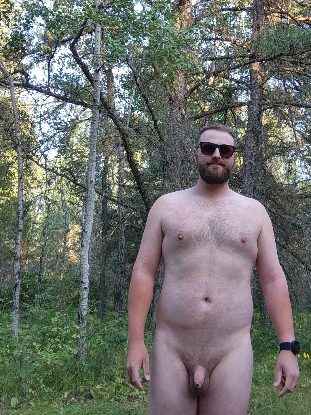 Nice nature walk on a warm day