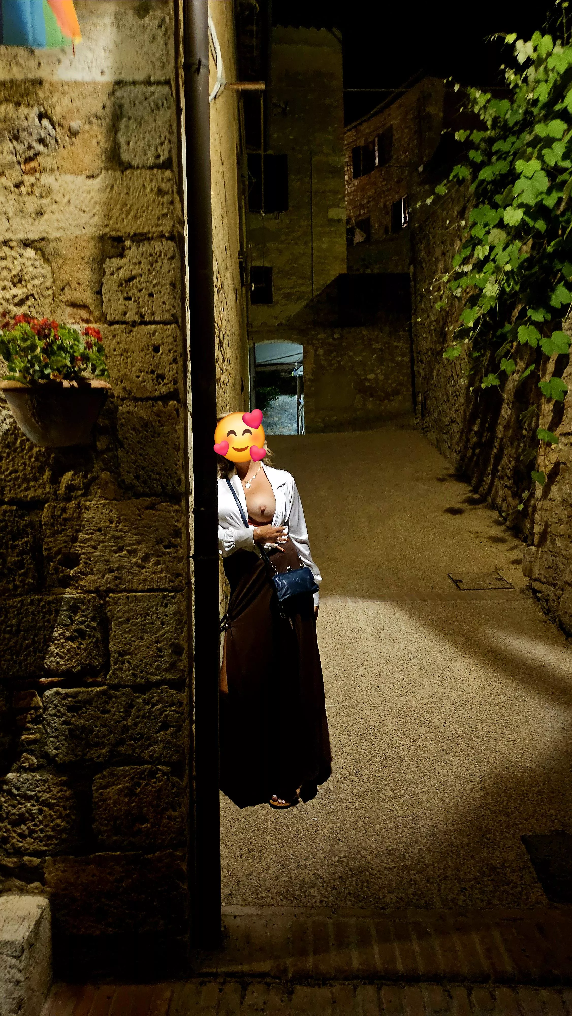 On a crowded street in Italy :)