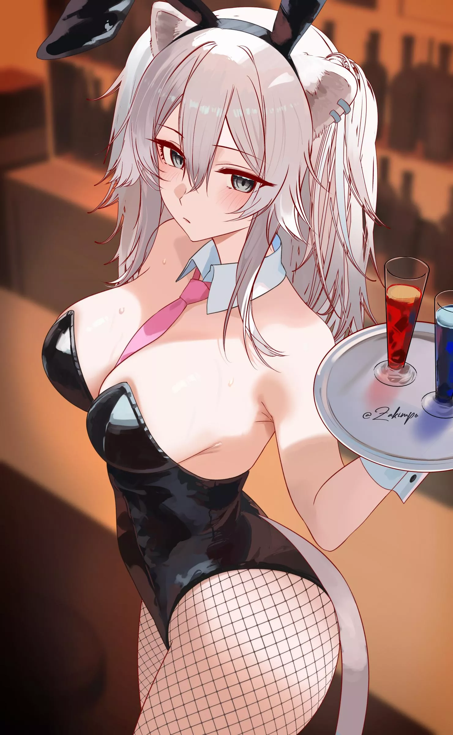 Waitress Bunny Botan