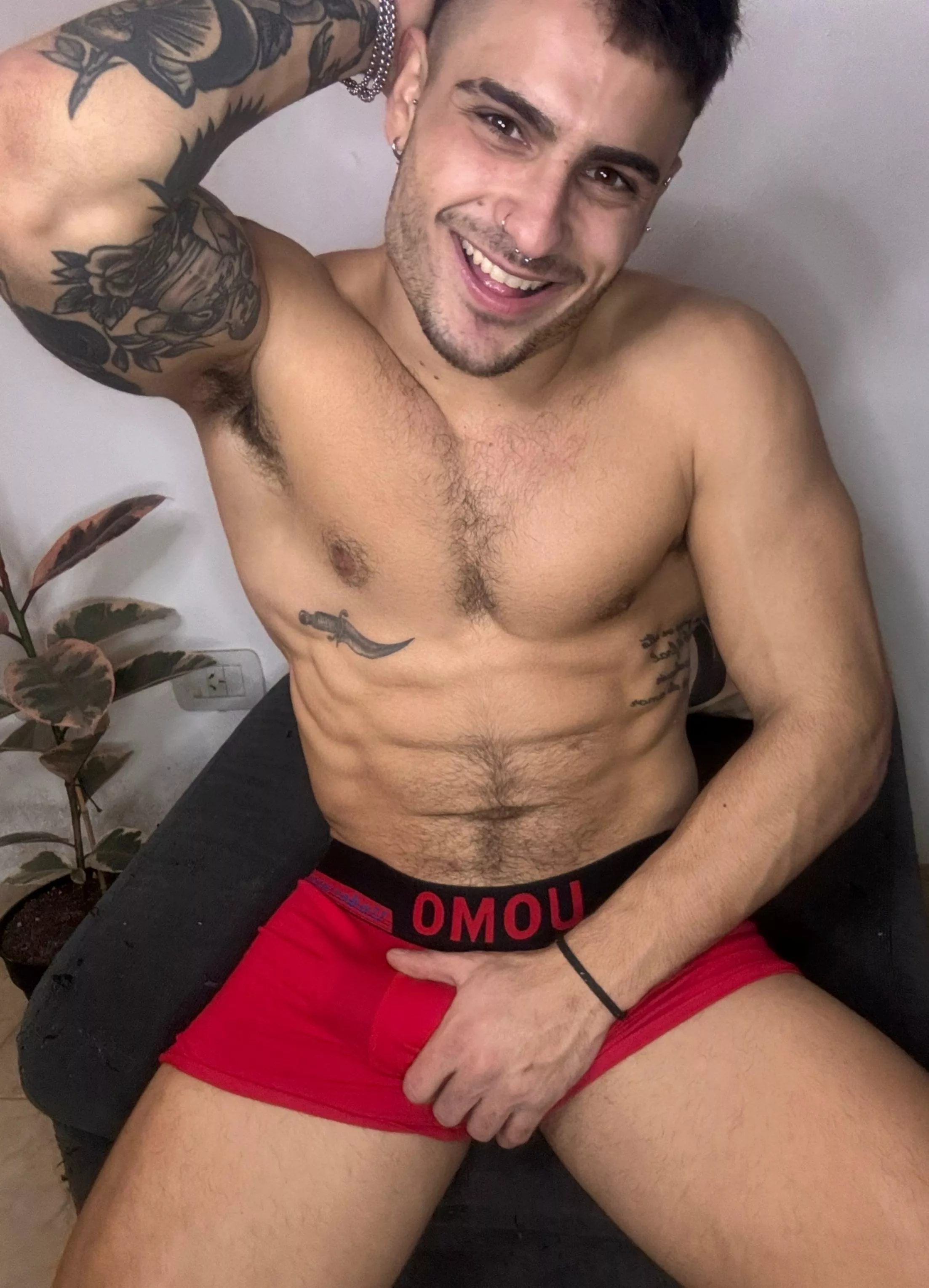 Want a taste of my rock-hard abs? I dare you