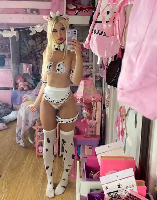 Will you milk this cow using your mouth?