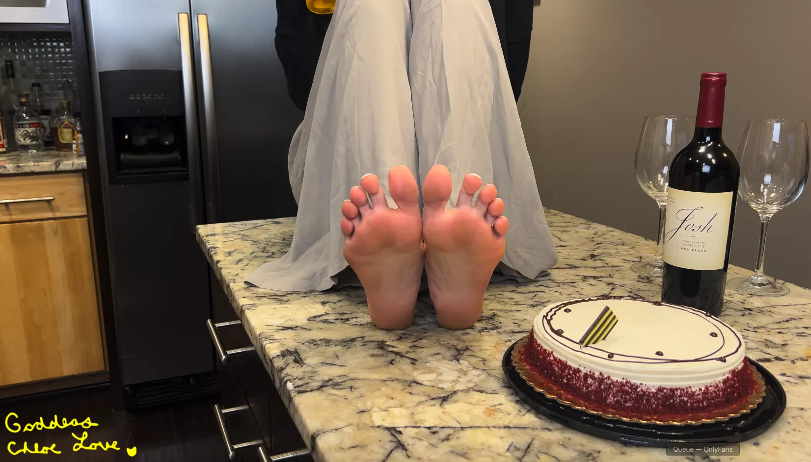 your gf [F] surprises you like this for your birthday... what do you do first?