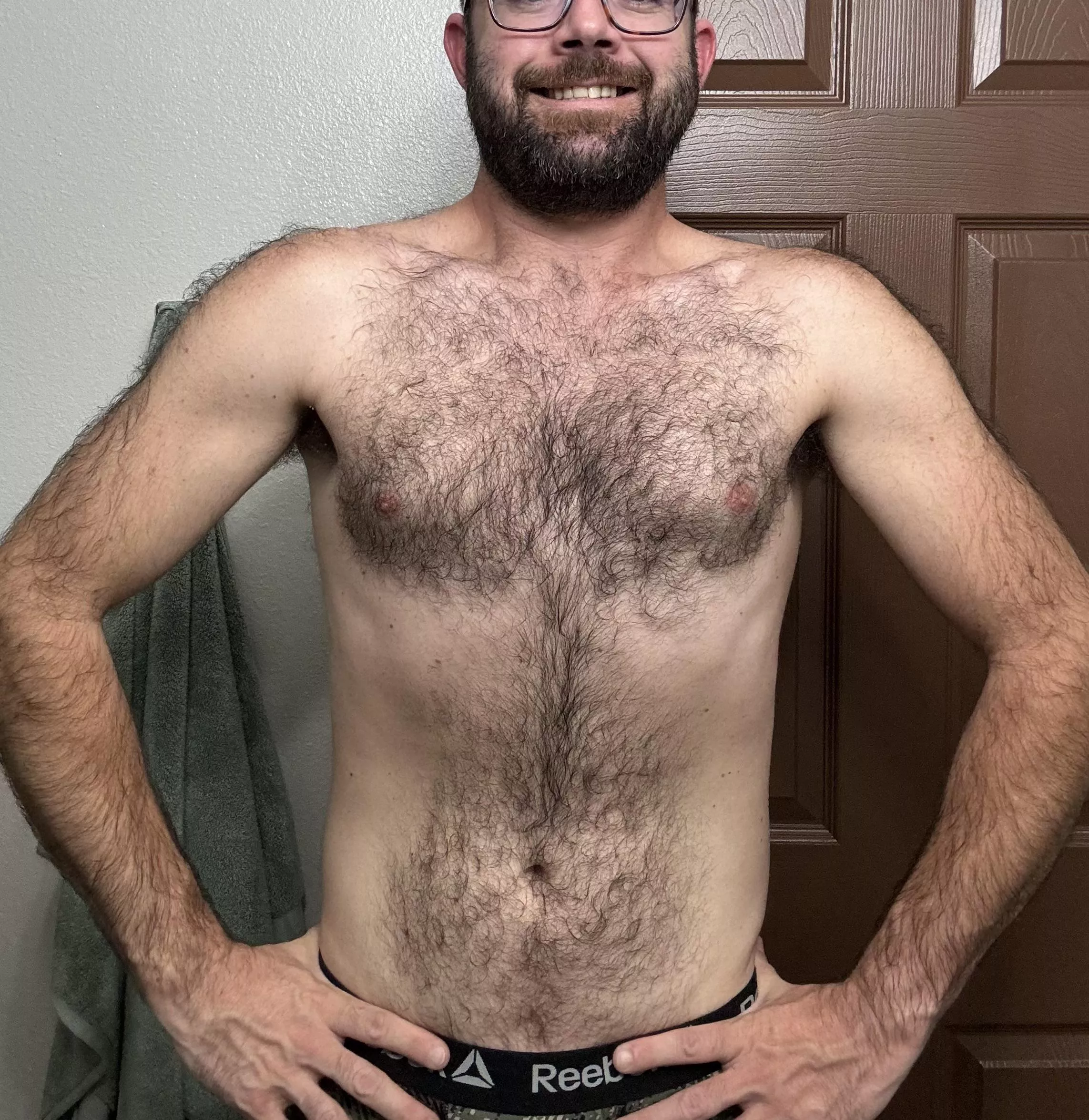 35 Freshly showered, who wants to help me get dirty