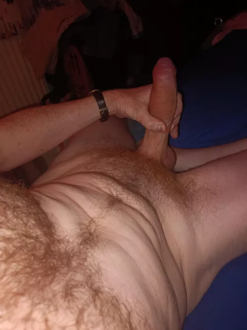 About to make a mess on my chest 