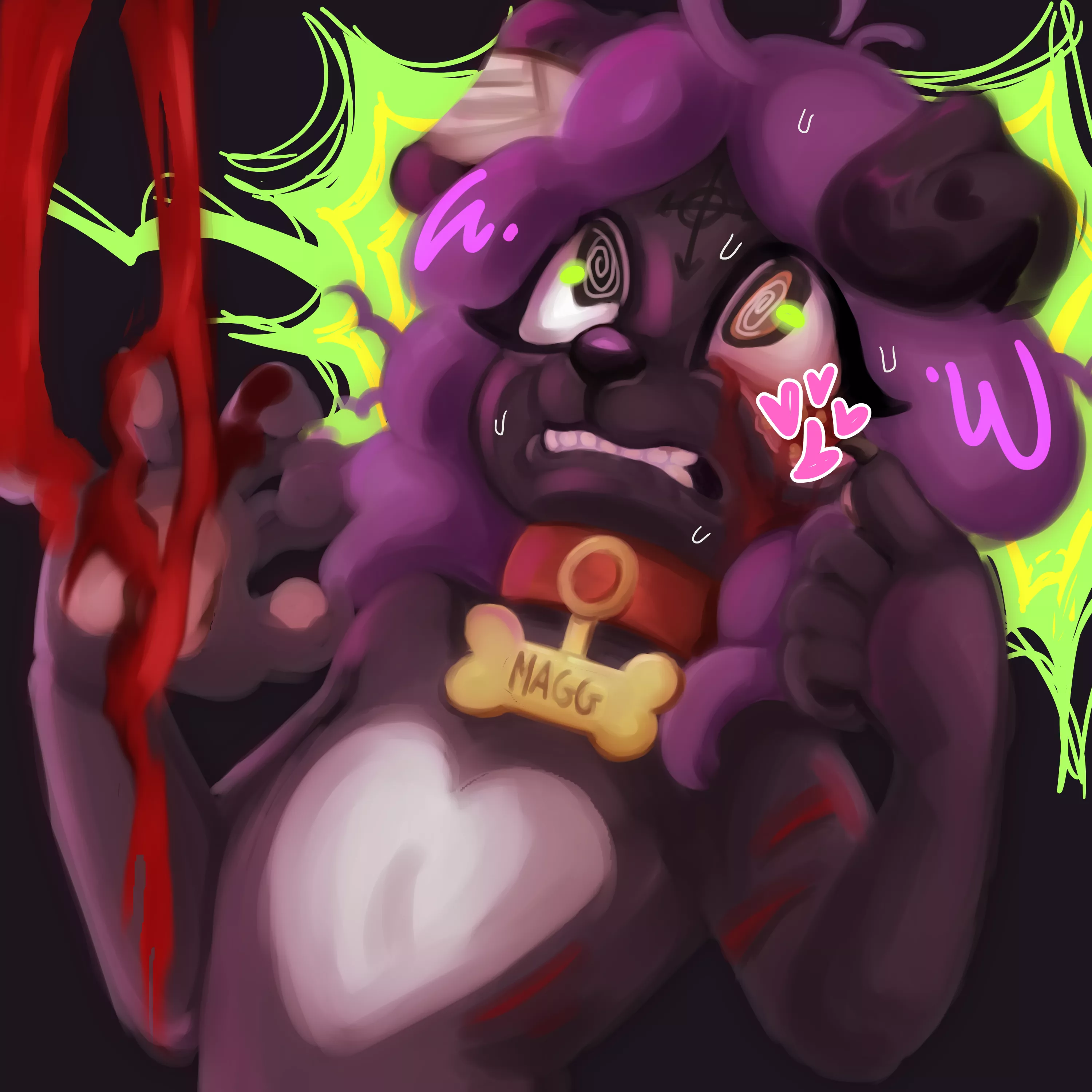 AF attack I did dor puppyv0m1t on insta