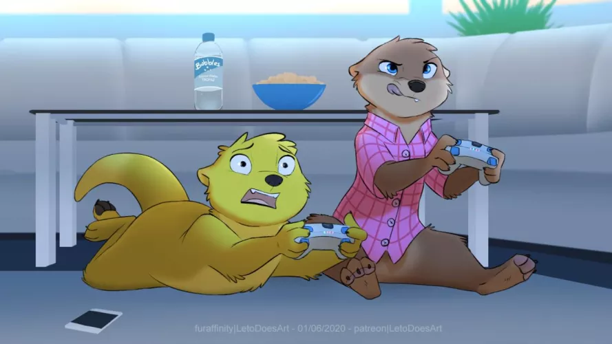 Gaming (art by Leto)