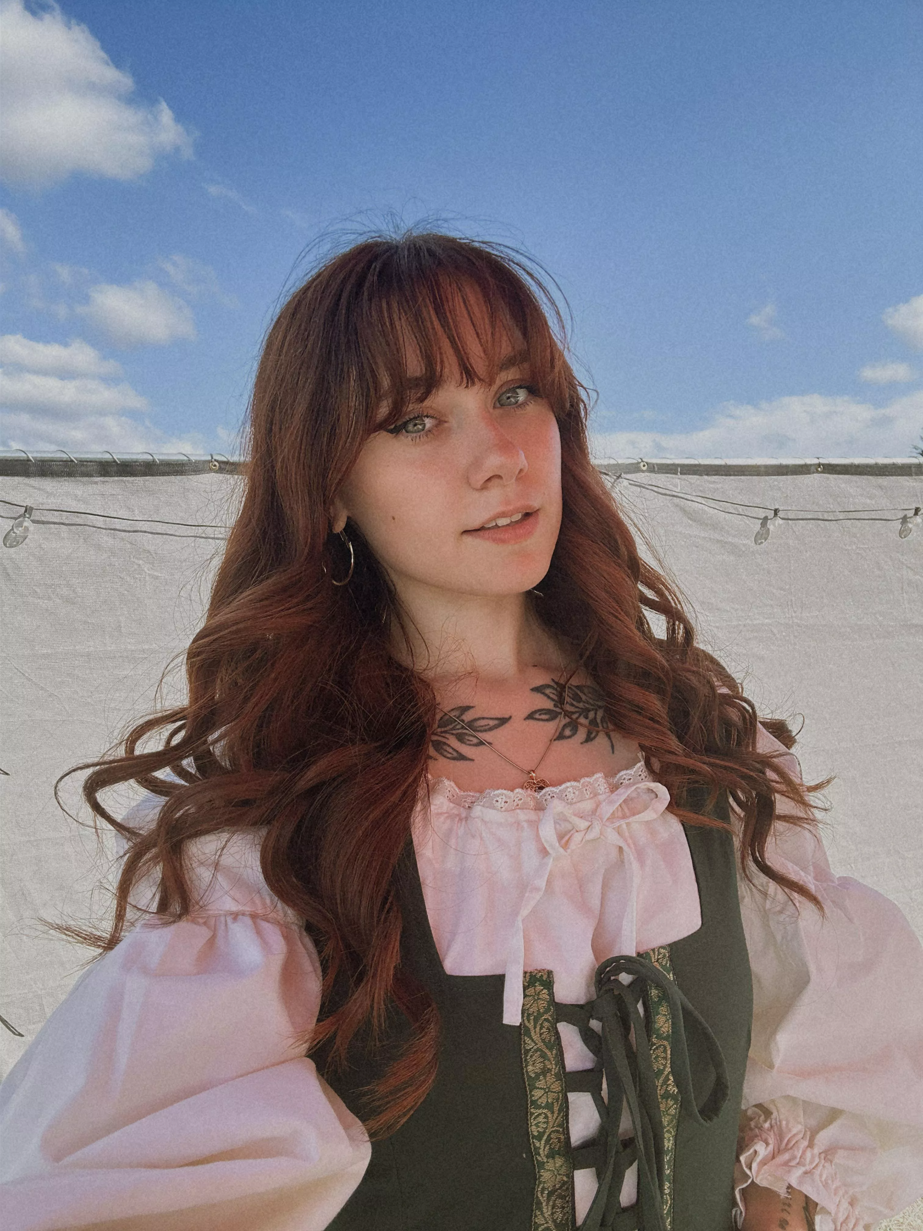 girls with bangs? more like maidens with bangs :p had so much fun at Renfaire <3