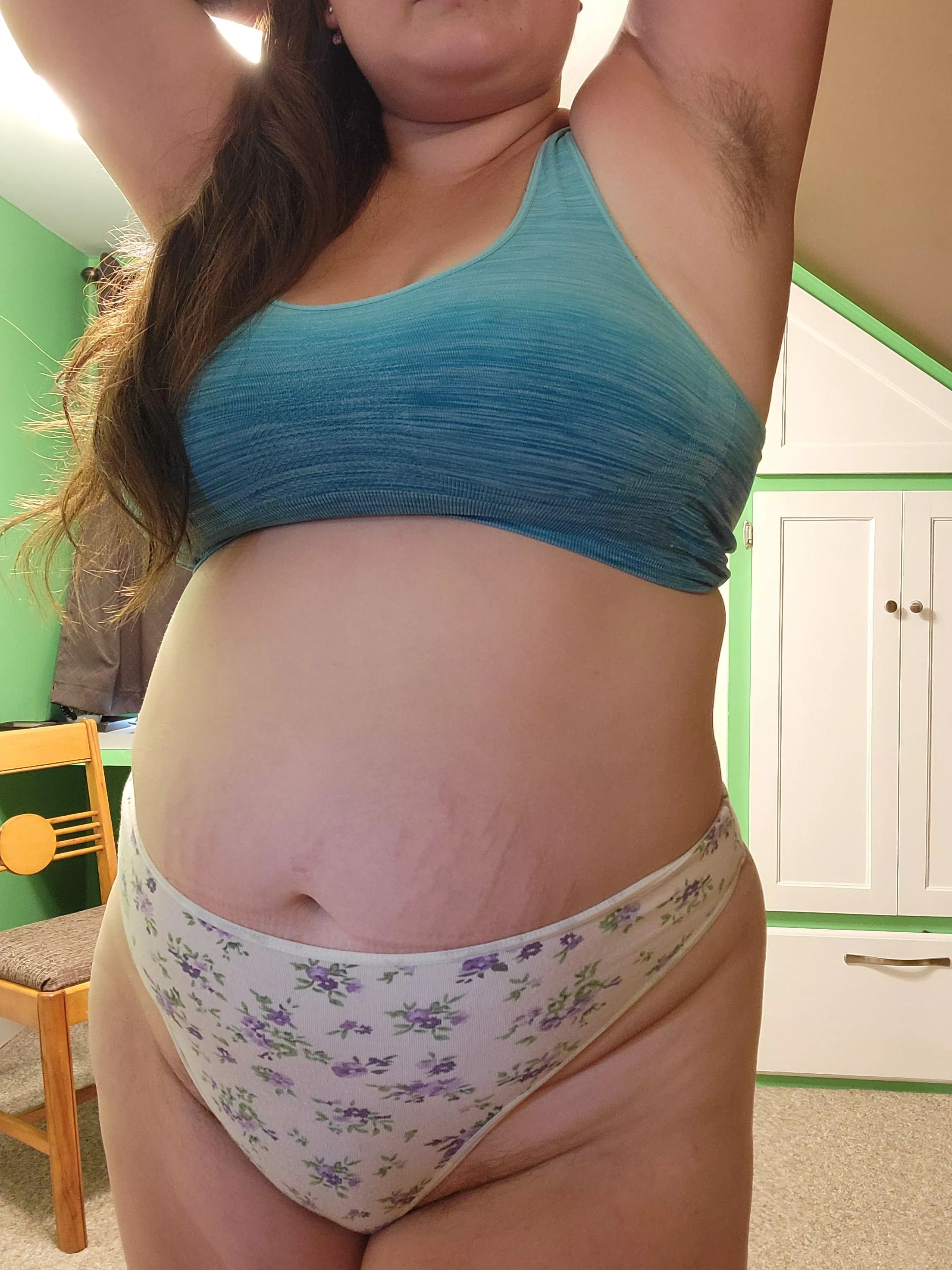 hairy all over, but you'll have to use your imagination for the other places 