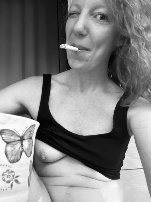 Morning smoke with my coffee…