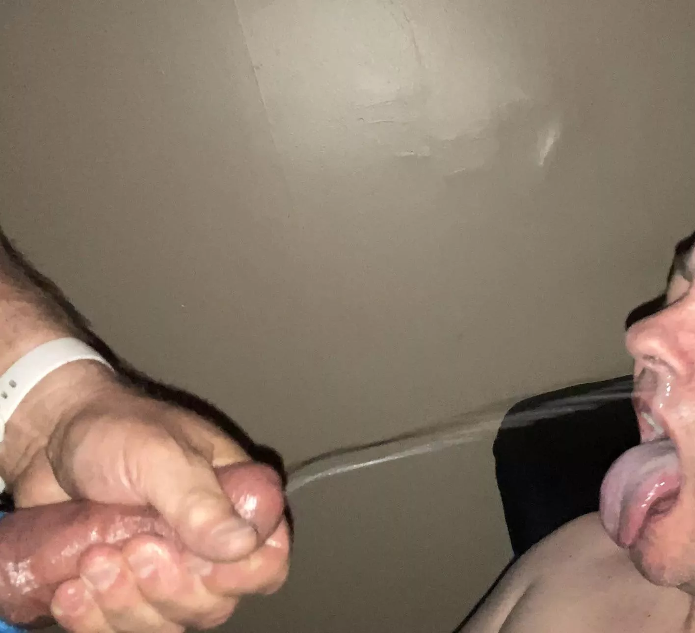 Quick stop at the adult theater; married bud told me “open wide bitch.” Glad he let me record it!! (See body of post)