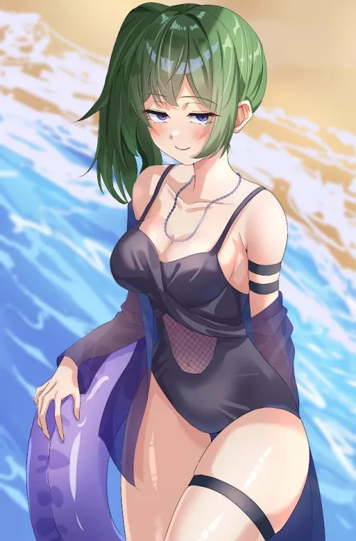Ubel Blushing On The Beach 