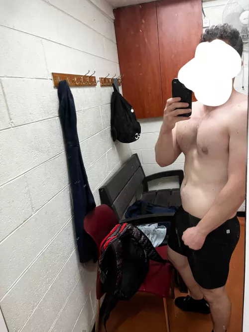 After a heavy workout 