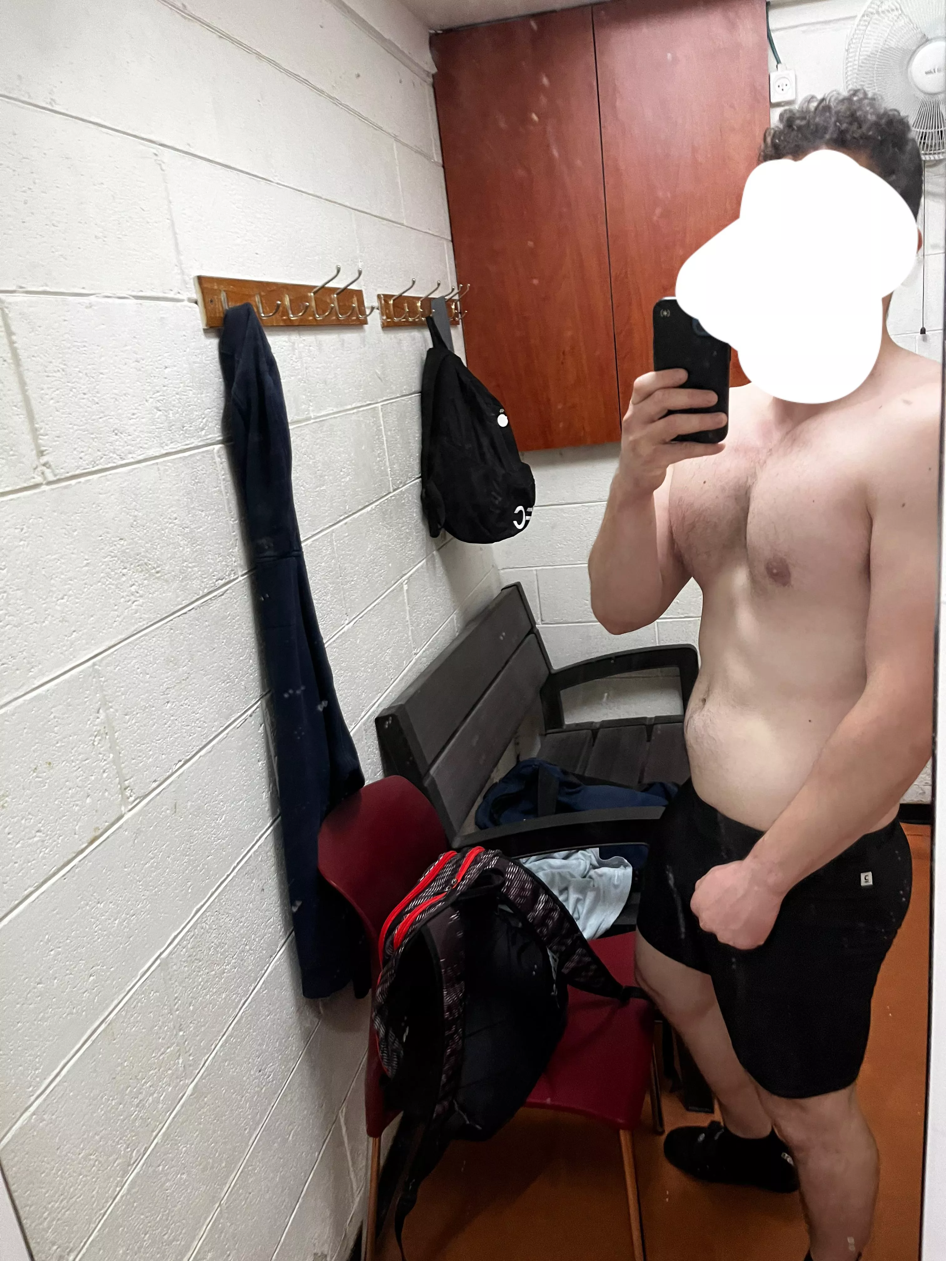 After a heavy workout 