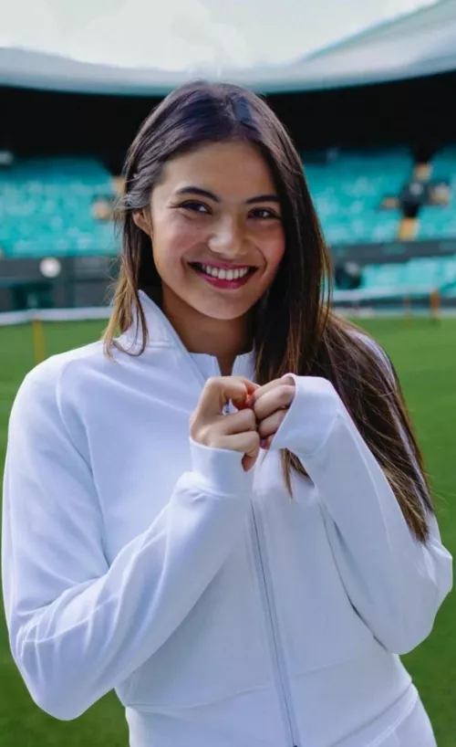 British tennis player Emma Raducanu