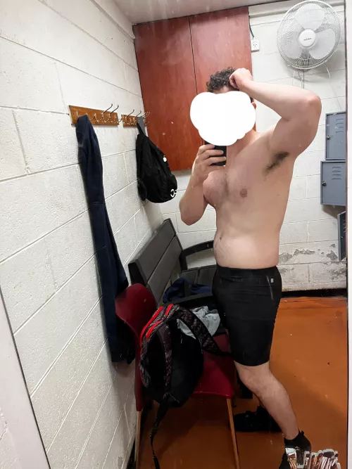 Sweaty after squats and bench