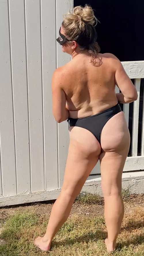 What is it you wanted to show me behind the barn? [F43]