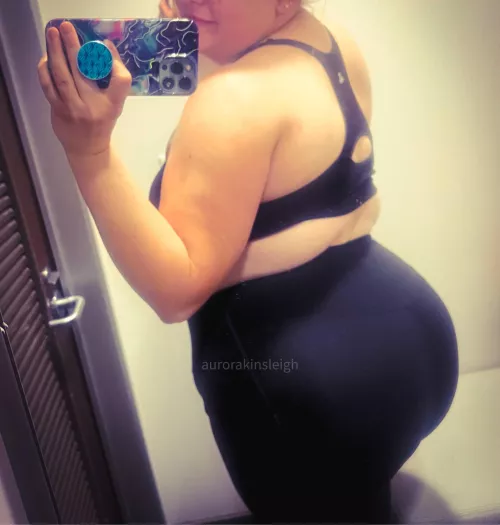 Are you getting on the treadmill behind me