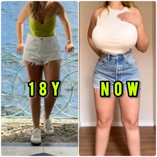 Do you like how these 8 years have changed my body?