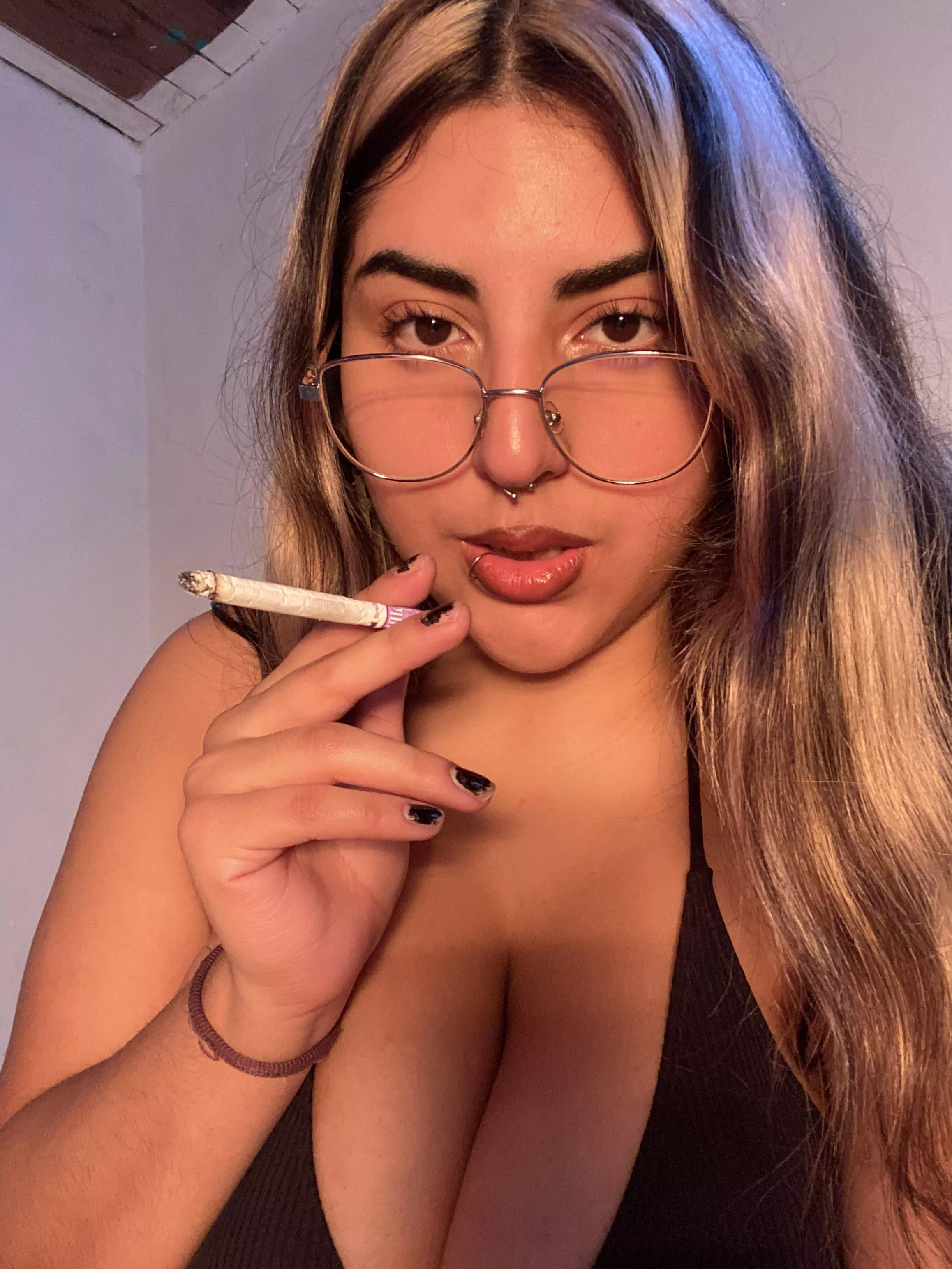 Do you smoke at night?