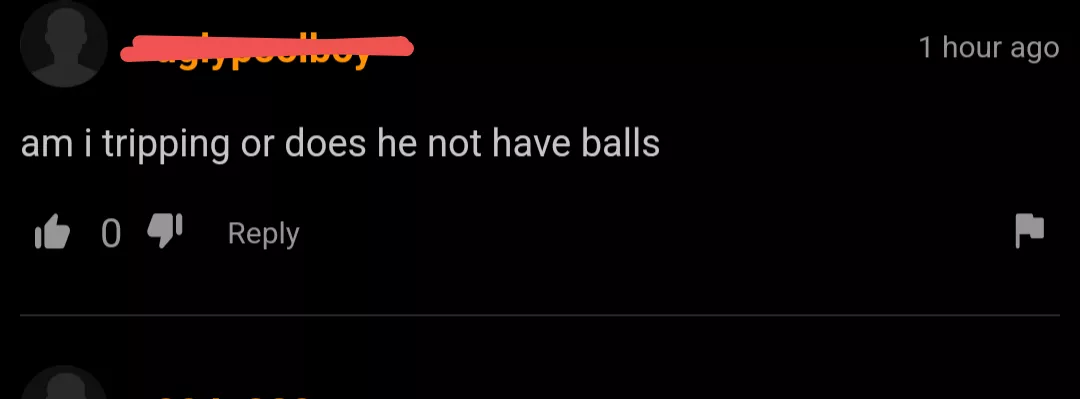 For context, this was on lesbian porn 