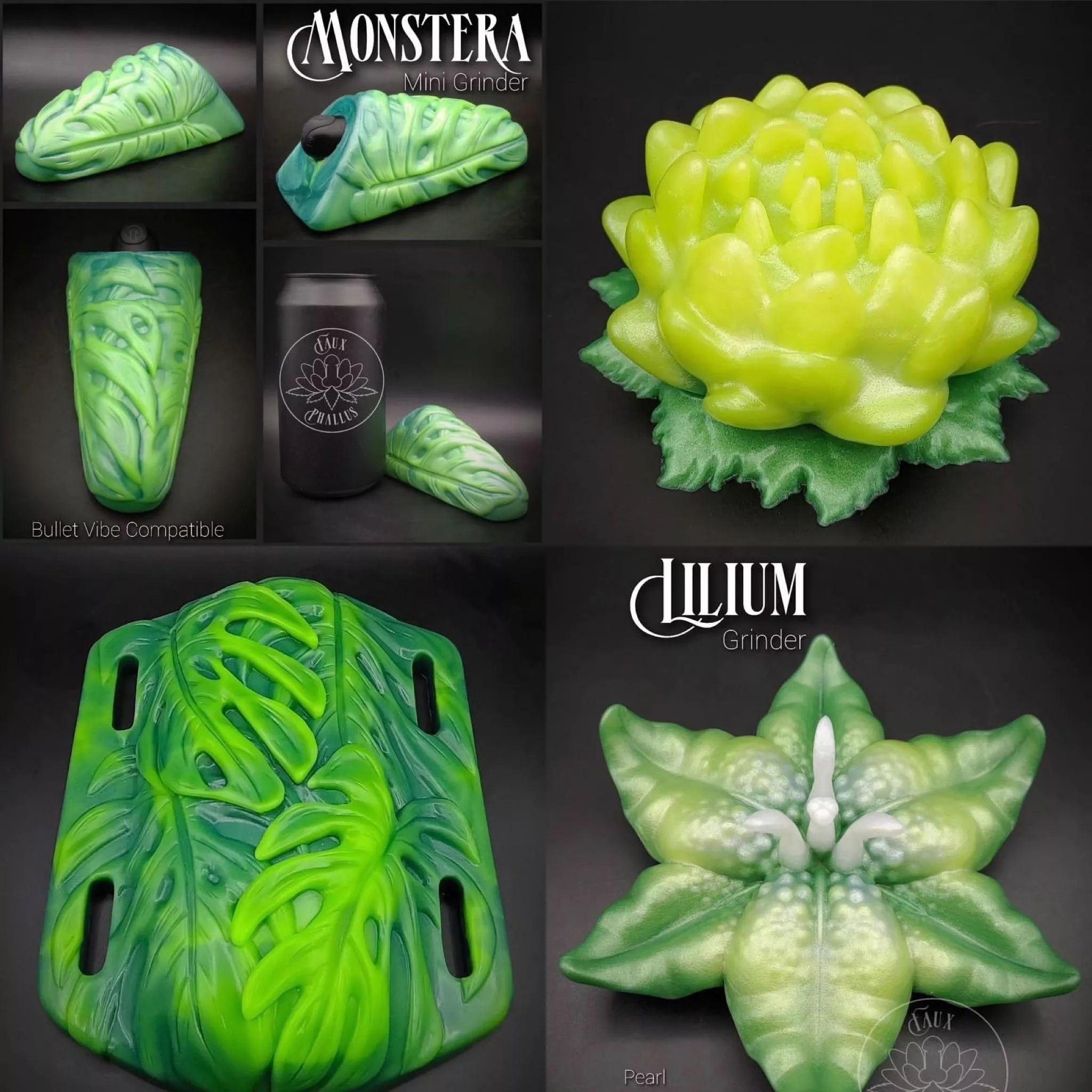 Grinders! We have four different types and over 100 colours to choose from!