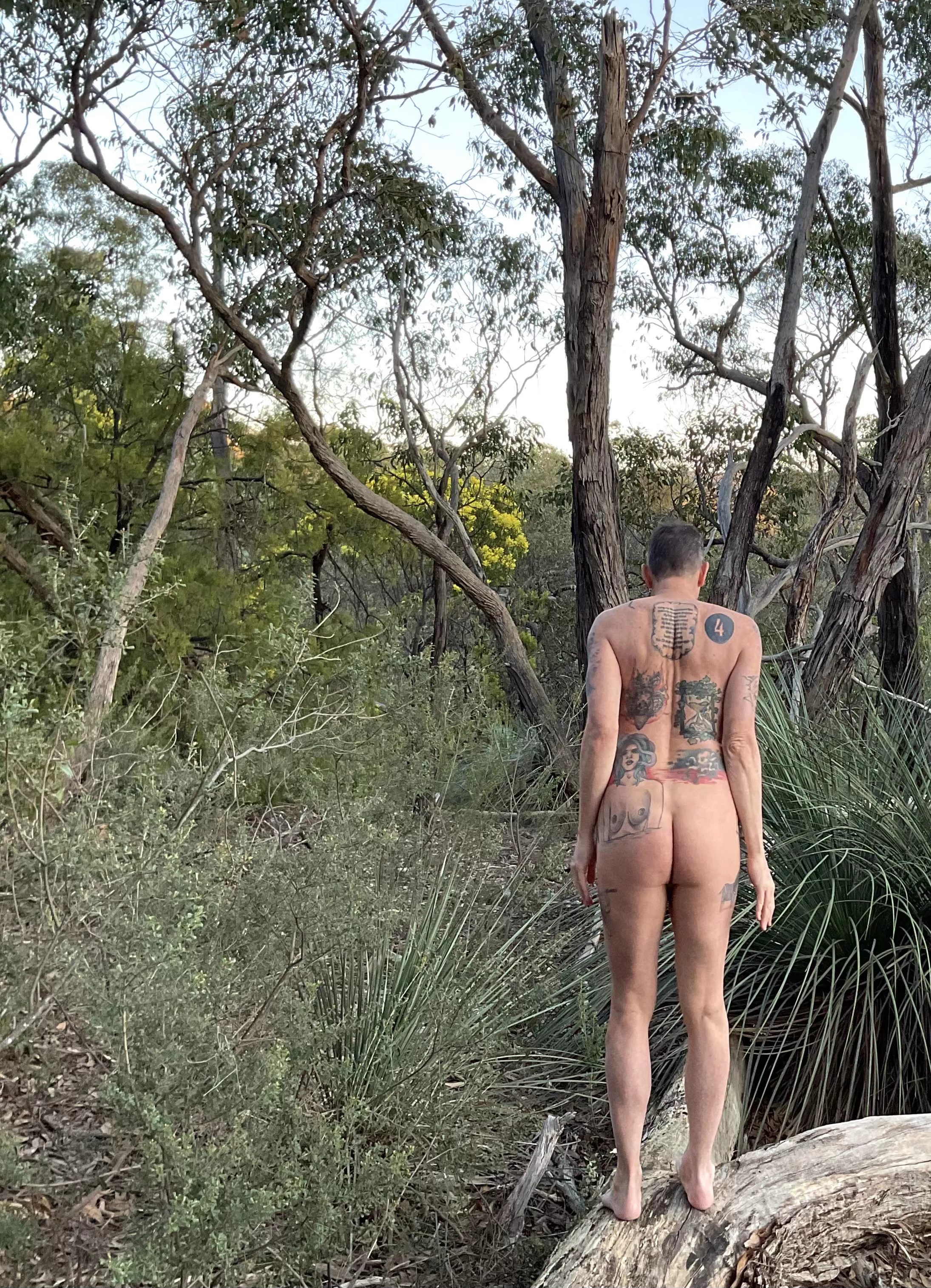 I highly recommend being naked in nature,