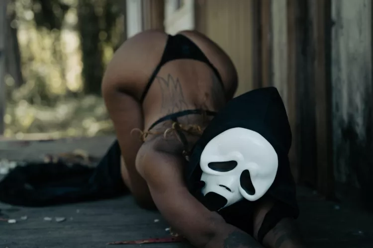 I will crawl on your bed at night with booty up.