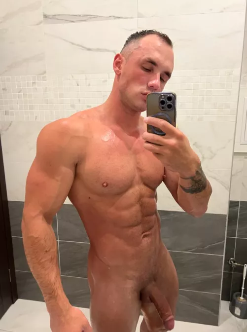 It's gonna be a lot hotter with you in the shower