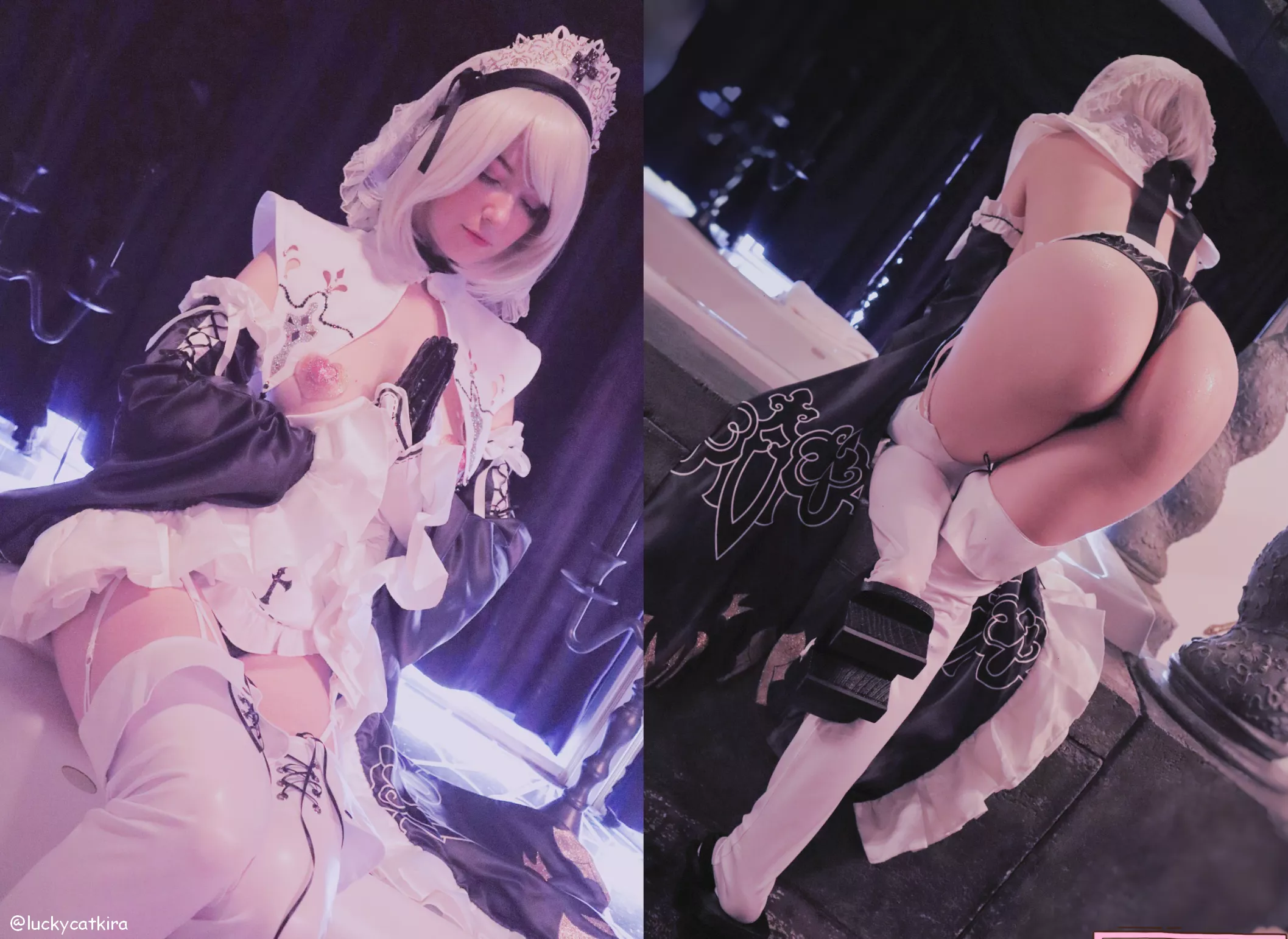 Nun Maid 2B (luckycatkira)