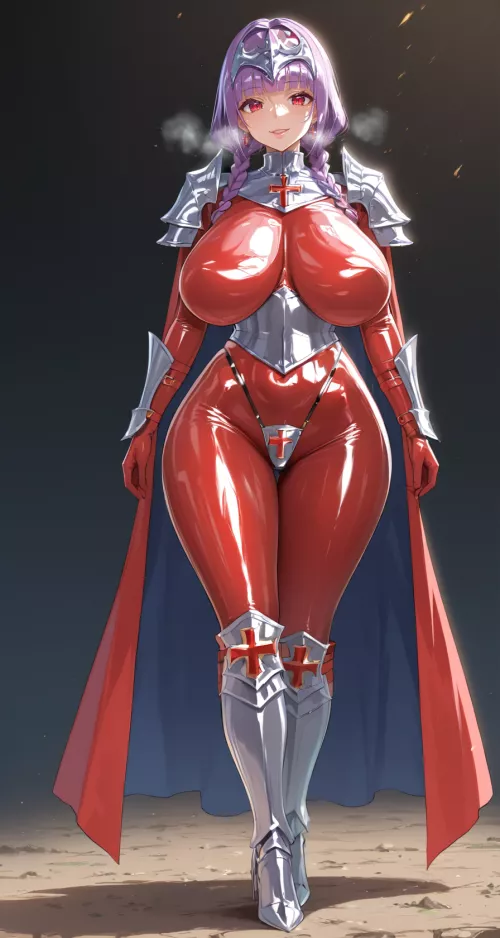 Red Latex Knight 